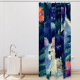 thumbnail image 2 of Cat Waterproof Printed Bathroom Shower Curtain Sets with Hooks - Stylish Bathroom Decoration, 2 of 6