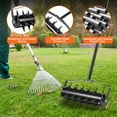 ONECHOI Rolling Lawn Aerator, 56" L x 16" W, Manual Lawn Aerators Tool