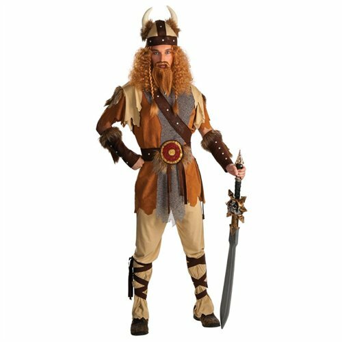 Mens Viking Warrior Costume, size standard by Medieval Collectibles