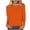 Orange, variant on Fall New Trendy 2024!Brilliant Womens Tops Long Sleeve Plus Size Casual V-Neck 3/4 Sleeve Tops Orange S