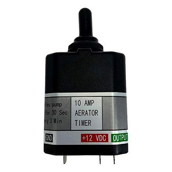 Pactrade Marine Boat Aerator Livewell Timer 10Amp 3Position Toggle 30Sec/3Mins.