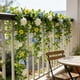 thumbnail image 1 of CaiYueKe Artificial Flower Vine Garland Fake Foliage Greenery Leaves Hanging Decor for Wedding Party Home Garden Wall Decoration Indoor Outdoor Spring Floral Arrangement, 1 of 7