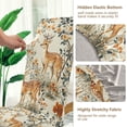 thumbnail image 5 of Yayeee 2 Pack Dining Chair Covers Stretch Parson Chairs Slipcovers Seat Protector, Deer Pattern, 5 of 6