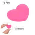 thumbnail image 3 of Uxcell Tennis Vibration Dampener, 10 Pack Heart Shock Absorber Pink, 3 of 6