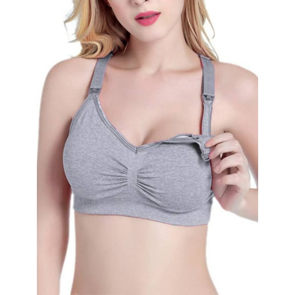 Women Mommy Cotton Nursing Bra Pregnant Maternity Breastfeeding Bras Underwear Cup BCD