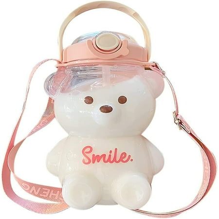 

WQQZJJ Kitchen Supplies Christmas Sale Deals Straw Water Bottle With Integrated Carrying Loop Removable Shoulder Strap Made Of Durable Plastic on Clearance