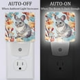 thumbnail image 2 of Monther's Day Chinchilla Set of 2 Monther's Day Small LED Night Lights for Room, Square Nightlights Plug-in, 2 of 6