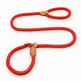 thumbnail image 4 of Typpkmm Dog Rope Sliding Traction Control Without Pull Loop Belt, Durable Leather Joint and Adjustable Metal Buckle P-Shaped Pet Collars, 4 of 7