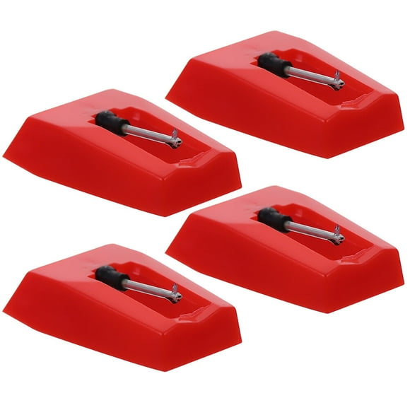 Miangastore 4pcs Record Player Needle Replacement Phonograph Turntable Stylus Accessory