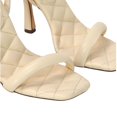 thumbnail image 3 of XY London Womens Ryna Quilted High Heel Sandals, 3 of 5