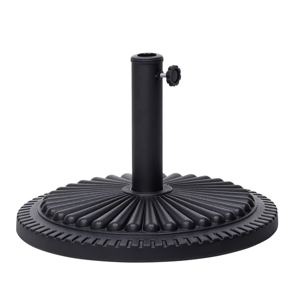 Ultrashades 33 lbs. Umbrella Base Outdoor Market Umbrella Stand in Black