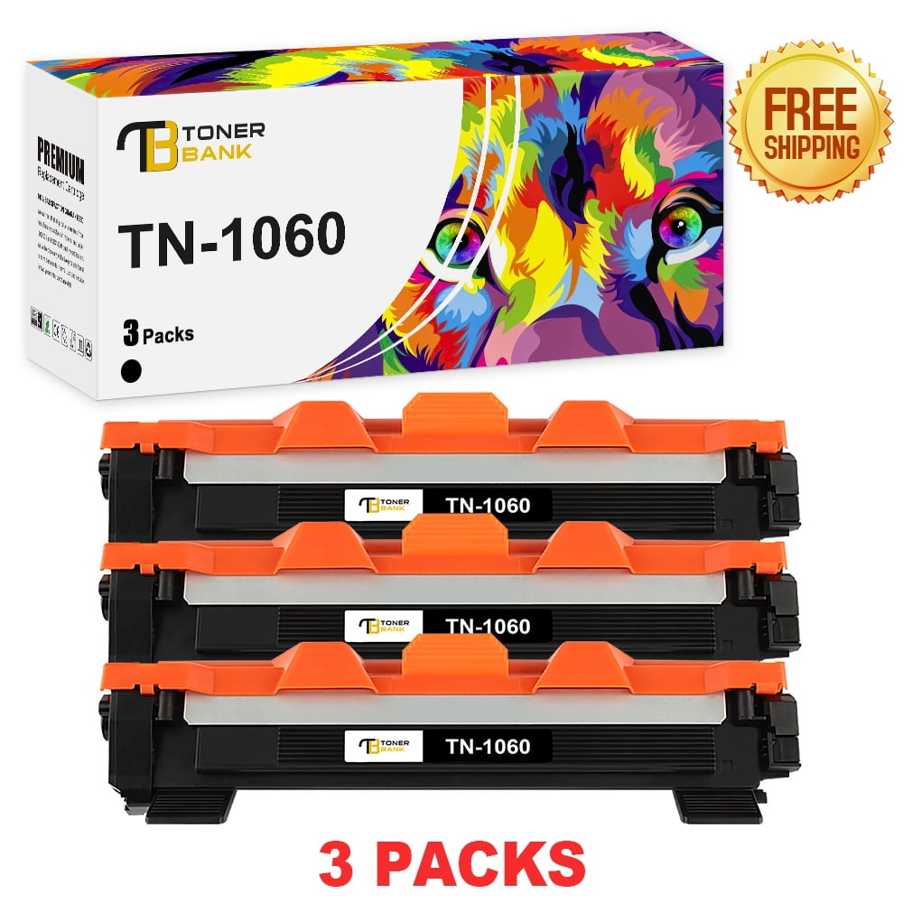 Toner Bank 1-Pack Compatible Toner Cartridge for Brother TN-1060 HL-1110 1112R 1210W 1212W MFC-1810E 1815R 1910W DCP-1510R 1512R Printer Ink Black - Walmart.com