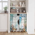 thumbnail image 6 of Jellyfish Coastal Tier Curtains 54 Inch Length, Summer Nautical Starfish Coral Grey Wooden Cafe Short Curtains for Bathroom Sink, Small Kitchen Curtain Light Filtering Drapes 2 Panels 27.5"Wx54"L, 6 of 8