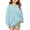 Blue, variant on Arshiner Girls Oversized Crewneck Sweatshirt Kids Long Sleeve Pullover Tops Fall Casual Clothes Kids