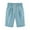 Light Blue Bermuda Shorts Women, variant on Beach Shorts for Women 2026 Vacation Summer Cotton Gauze Bermuda Shorts Knee Length Drawstring Waist Solid Short Brown,S