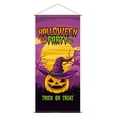 thumbnail image 1 of Colgante de Halloween para decoración del hogar, letrero de puerta de tamaño compacto, suministros de vacaciones, colgantes de Mart multiusos, Kits de decoración para fiestas patrón de sombrero Inteprter HA070430-01, 1 of 1