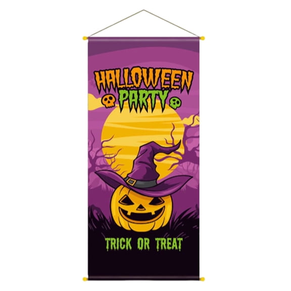 Colgante de Halloween para decoración del hogar, calcomanía para el hogar, accesorios para festivales, letrero para puerta, suministros para Kits de decoración para fiestas patrón de sombrero Toystoory HA070430-01