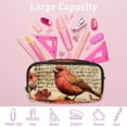 thumbnail image 4 of PhooArto Pencil Case, Bird Flower on Music Large Capacity Pencil Pouch Stationery Pen Bag, 4 of 7