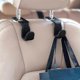 thumbnail image 2 of 2 Pack Seat Hooks for Grocery Bag Handbag, Metal Car Purse Holder, 2 of 5