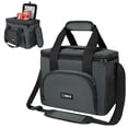 thumbnail image 1 of Bolsa térmica blanda plegable Cooler OPUX para 18 latas, color gris, 1 of 7