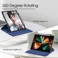 thumbnail image 4 of Funda giratoria Fintie para iPad Pro de 12,9" de 6.ª generación de 2022 con lápiz, 4 of 8