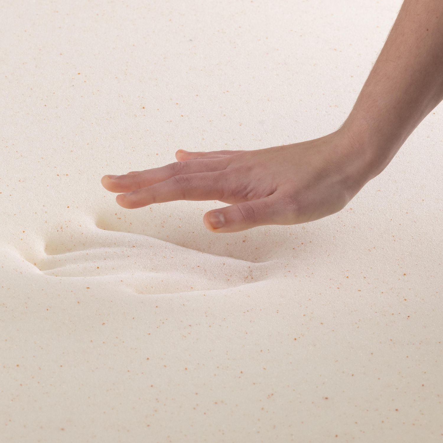 SERTAPEDIC Memory Foam Mattress Topper, Queen, Cooling COPPERGEL, 4 Inch, Off White, Memory Foam Mattress Topper, Queen, 4"