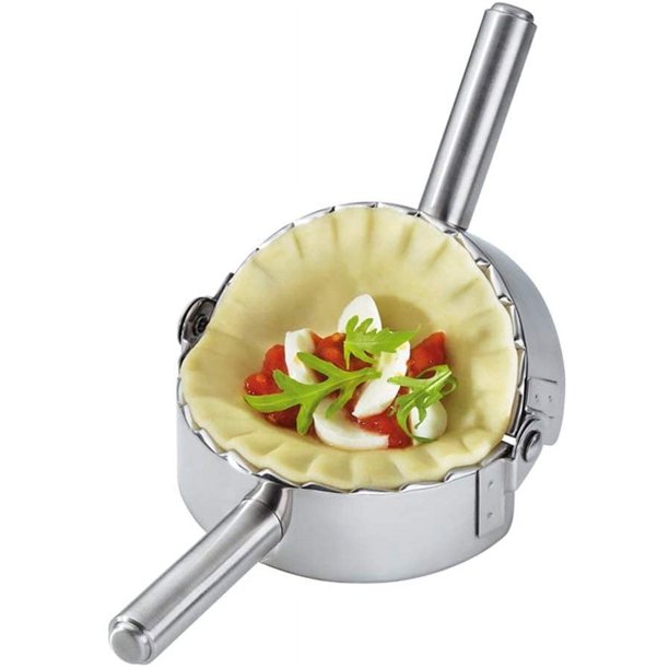 Best Utensils - Molde para ravioles de acero inoxidable, Pierogi, para hacer bolas de masa hervida, cortador de masa para repostería, accesorios de cocina (S: 3 1/4 pulgadas) Vhermosa LXY177-3