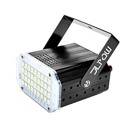 JLPOW Strobe Light,Sound Activated Flash Stage Light,Speed Control,Best for DJ Party Club Disco