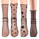 thumbnail image 1 of pares de calcetines transparentes para mujer, calcetines tobilleros de moda, calcetines de malla de tul, calcetines transparentes para mujer, 1 of 3