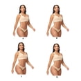 thumbnail image 2 of Qarigey Sujetador push-up transpirable de color de piel para mujer, aplicación amplia, varios tamaños disponibles, Push Up Bra Ropa interior METRO, 2 of 6