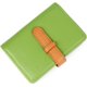 thumbnail image 3 of Tarjetero de piel para mujer y hombre, color verde, 26 ranuras, 3 of 5
