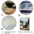 thumbnail image 3 of Designart "Brown Pickup Truck Mountain II" Pickup Truck Floater Framed Wall Decor, 3 of 7
