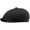 Black, variant on NCY Men's 8 Panel Newsboy Cap Vintage Peaked Cap Adjustable Flat Cap Irish Cabbie Ivy Driving Hunting Hat