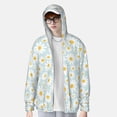 thumbnail image 3 of Xecao Daisies Flowers for Sun Shirt-A lightweight, hoodie-style long-sleeve UV protection garment designed for other outdoor activities., 3 of 9
