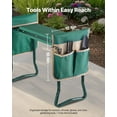 thumbnail image 5 of 6" Thick EVA Garden Kneeler Seat - Foldable Heavy Duty Gardening Stool with Handle, 5 of 11