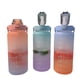 thumbnail image 4 of SAYOO Botella De Agua Deportiva De Color Degradado De 2000 Ml, Hervidor De Fitness Translúcido De Gran Capacidad Con Marcador De Tiempo SAYOO  casual, 4 of 9