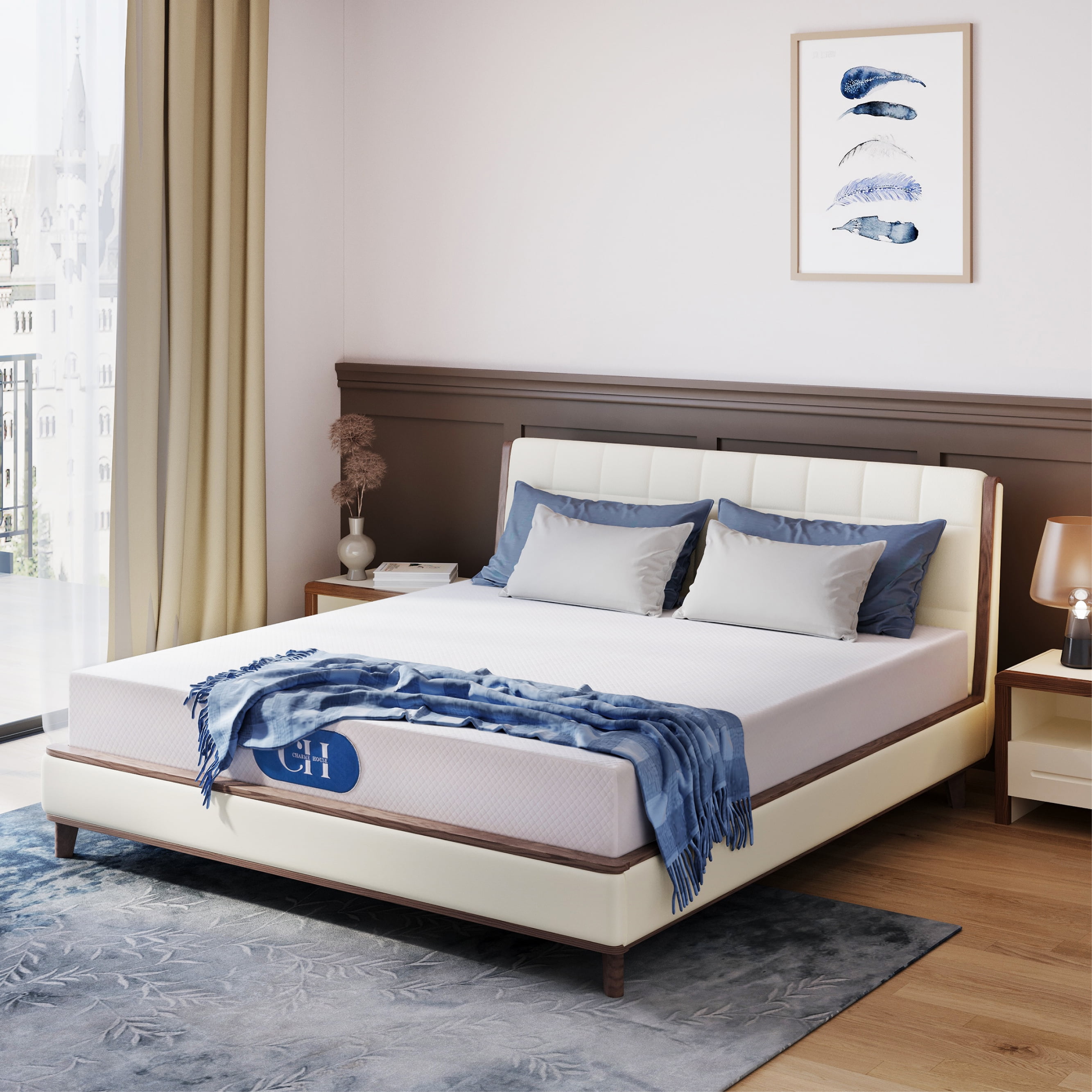 Arctus 8 inch Memory Foam Mattress, Full Size Mattress in a Box, Medium Firm