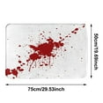 thumbnail image 2 of TIELUTT Tapis de Bain Halloween Éclaboussures Rouges Tapis de Salle de Bain Sans Bavure Housse Lavable Tapis de Sol Tapis Tapis de Sol pour Tapis Pièce Petite Couverture Jetée Couvertures Duveteuses Douces Petit Tapis Épais Tapis de Classe, 2 of 2