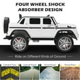 thumbnail image 4 of Gymax 12V Licensed Mercedes-Benz Kids Ride On Car RC Motorized Vehicles w/ Trunk White, 4 of 10