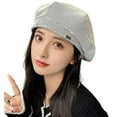 thumbnail image 7 of Casual Berets for Women Elegant French Beret Hat Beanie Hat Painter Cap Daily Costume Accessories Fall Winter Trendy, 7 of 7