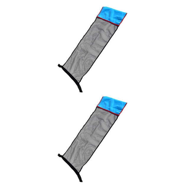 ZheElen Couverture de Chaise de Piscine Anneau Lit Filet Hamac Multicolore Lumineux Haute Résistance Chaises de Piscine Filets Plage Extérieure Bleu 2Set