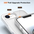 thumbnail image 3 of Dteck for iPhone 16e Case with Screen Protector + Lanyard Wrist Strap, Translucent MatteShockproof Protective Phone Case for iPhone 16e 6.1 Inch, Translucent, 3 of 6