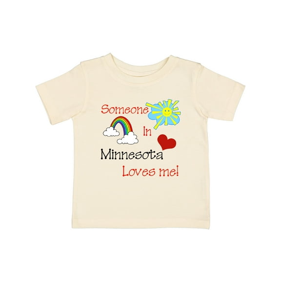Inktastic Someone in Minnesota Loves Me Boys or Girls Baby T-Shirt