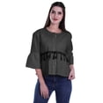 thumbnail image 4 of Moomaya Hauts à Manches Cloche pour Femmes en Coton avec Poche T-Shirt d'Été, 4 of 4