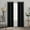 BLACK, variant on Eclipse Kendall Grommet Blackout Curtains, 54 In Long x 42 In Wide, White