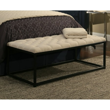 Republic Design House Tufted Flat Bedroom Bench