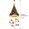 thumbnail image 2 of Christmas Hot! Christmas Tree and Santa Hat Shaped Hanging Light, Festive Holiday Decoration Light for Window Doorway Porch Yard, Durable Plastic Christmas Ornament for Home Party Decor, 2 of 6
