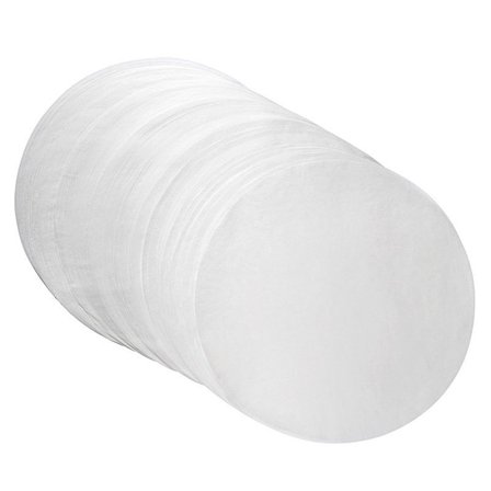 Milisten Baking Paper 100Pcs White Parchment Sheets for Round Cake Pans Easy Cleanup