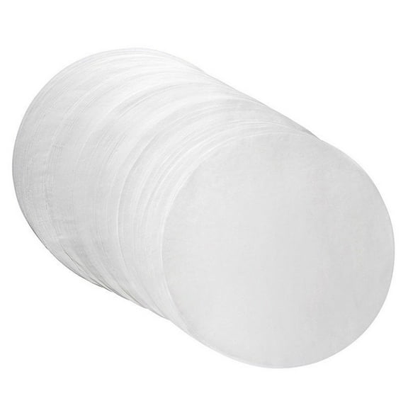 Milisten Baking Paper 100Pcs White Parchment Sheets for Round Cake Pans Easy Cleanup