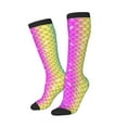 thumbnail image 2 of Balery Rainbow Scales2 Fun Novelty Socks Men'S Women'S Crew Socks Funny Crazy Novelty Socks Quirky And Cool Socks, 2 of 9